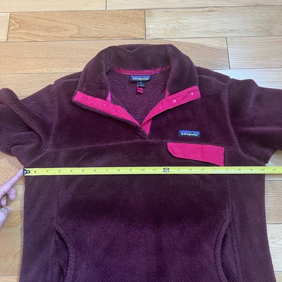 Patagonia Women's Size M Re-Tool Snap-T Pullover Oxblood Red Deep Mahagony X-Dye - Picture 4 of 10
